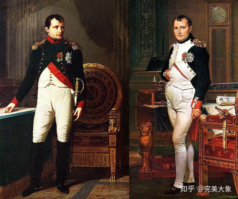 拿破仑穿着两种军礼服.jpg
